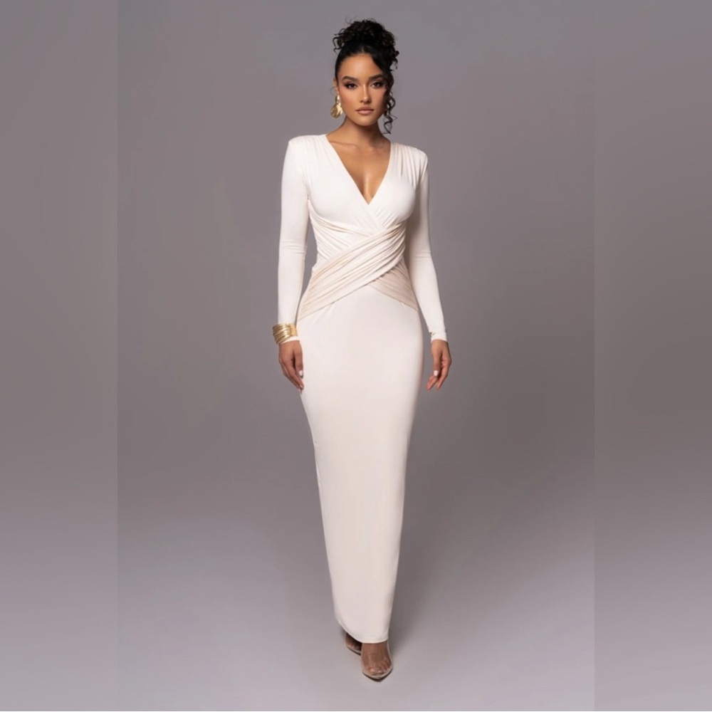 JLUXLABEL: Cream Dress